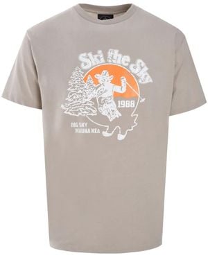 Mauna Kea Ski The Sky Tシャツ - グレー