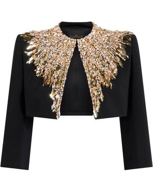 Jenny Packham Dexy Embellished Jacket - Black