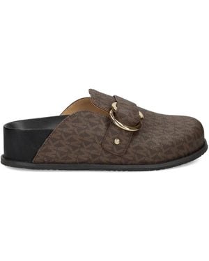 MICHAEL Michael Kors Jaden Monogram Mules - Brown