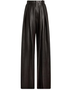 Ralph Lauren Pantaloni Con Pieghe - Nero