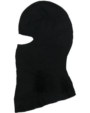 MISBHV Logo-Embroidered Knitted Balaclava - Black