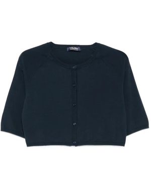 Max Mara Buttoned Cardigan - Blue