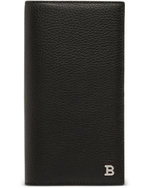 Bally Embossed-Leather Continental Wallet - Black