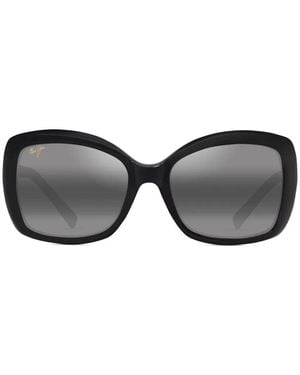 Maui Jim Orchid Oversized-Frame Sunglasses - Black