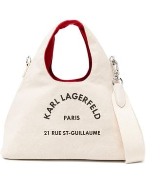 Karl Lagerfeld Krsg Sling Mini shoulder bag - Natur