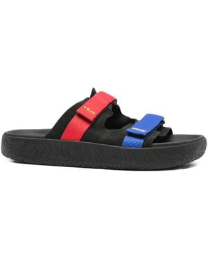 Veja Sandalen aus Wildleder - Schwarz