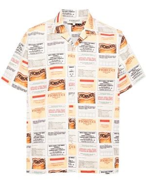 Fiorucci Credit Card Organic Cotton Shirt - White