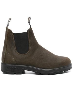 Blundstone Suede Chelsea Boots - Brown