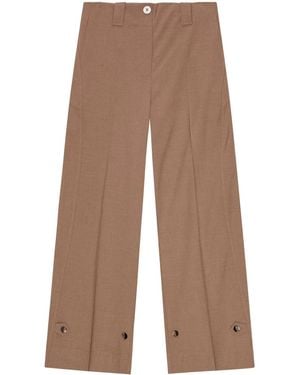 Ganni Trousers & Shorts - Brown