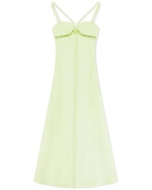 Jonathan Simkhai Sevilla Sleeveless Midi Dress - Green