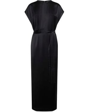 TOTEME Crew Satin Dress - Black
