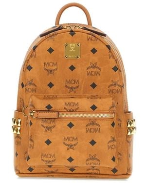 MCM モノグラム バックパック - オレンジ