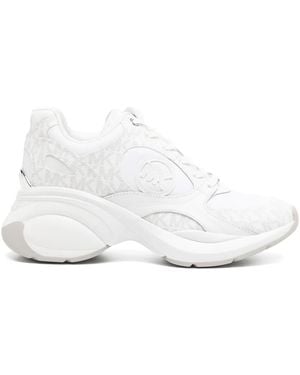 Michael Kors Lace-Up Fastening Trainer - White