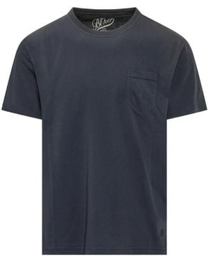 Bl'ker Crew-Neck T-Shirt - Blue