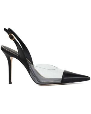 POTAMY Slingback Court Shoes - Metallic