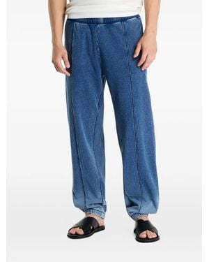 DIESEL P-Crox Faded Track Trousers - Blue