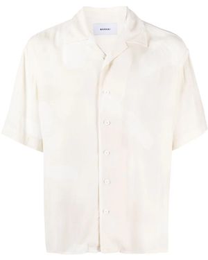 Bonsai Short-Sleeved Cotton Shirt - White