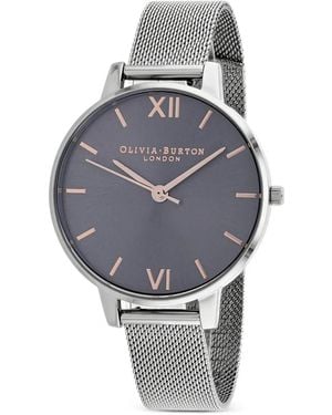 Olivia Burton Classic Mesh 30Mm Watch - Gray