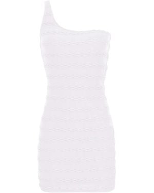 Amir Slama X Jade Picon One-Shoulder Dress - White
