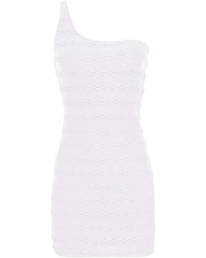 Amir Slama One-Shoulder Dress - White