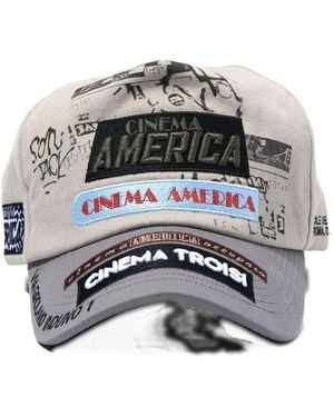 PALY Gorra con visera curva - Gris