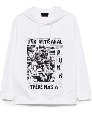 JUNTAE KIM "There Was A Punk" Hoodie - White