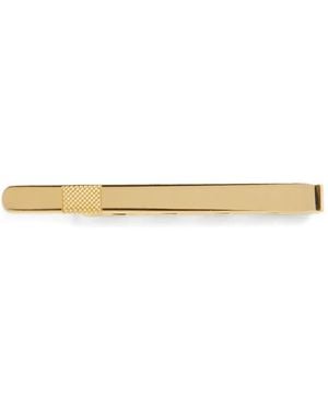 Lardini Knurled Tie Clip - Metallic