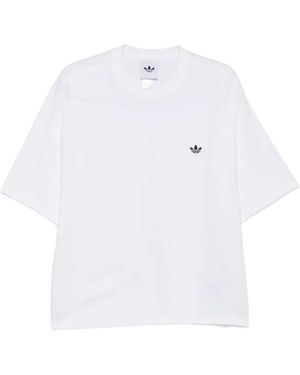 adidas T-Shirt Con Logo - Bianco