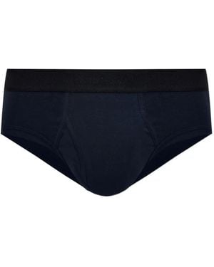 Tom Ford Bragas Con Logo En La Cintura - Azul