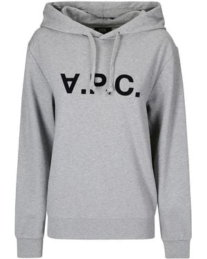 A.P.C. Sudadera V.P.C. Con Capucha - Gris