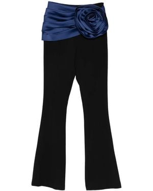 Carolina Herrera Flower Trousers - Blue