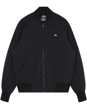 Dickies Overbrook Zip-Up Bomber Jacket - Blue