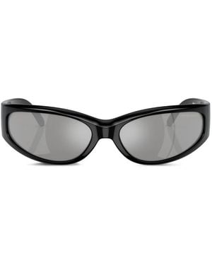 Arnette Catfish Oval-Frame Sunglasses - Gray