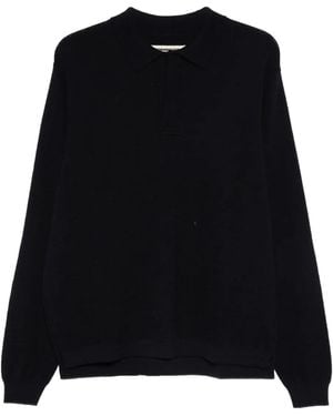 Homecore Polo Collar Knitwear - Black