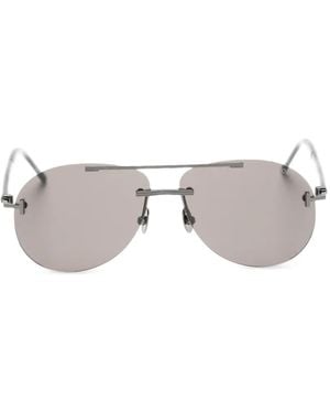 Tom Ford Private Pilot-Frame Sunglasses - Grey