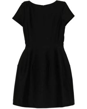 JNBY Boat-Neck Mini Dress - Black