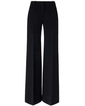 Ermanno Scervino Pressed-Crease Tailored Pants - Black