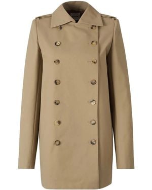 KHAITE Double-Breasted Trench Coat - Natural
