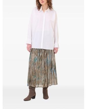 Ottod'Ame Button-Fastening Long-Sleeve Shirt - White