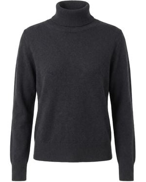 Not Shy Roll-Neck Cashmere Sweater - Blue