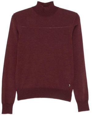 Etro Turtleneck Long-Sleeve Jumper - Red