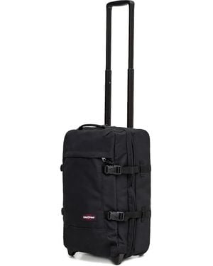 Eastpak Buckled-Straps Luggage - Black