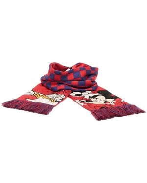 adidas X Brain Dead X Disney Fringed Scarf - Red