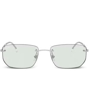 Ray-Ban Transitions-Lenses Rimless Sunglasses - White