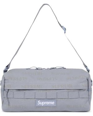 Supreme Logo-Print Belt Bag - Grey