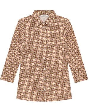 Maliparmi Mini Mouliné Shirt - Natural