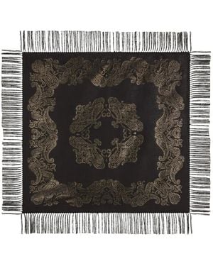 Etro Fringed Scarf - Black