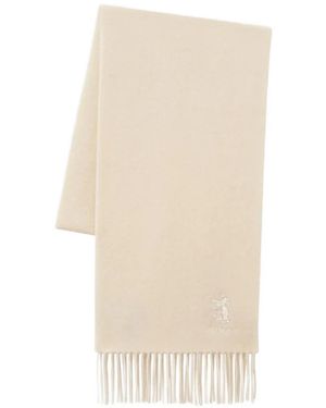 Pringle of Scotland Fringed Scarf - White