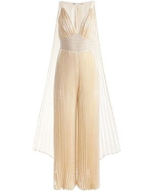 Alice + Olivia Rosalie Jumpsuit - Natural