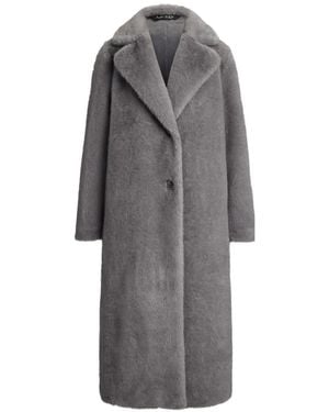 Ralph Lauren Notched-Lapels Coat - Gray